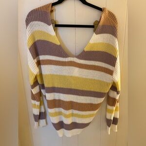 Love tree boho Knit sweater size M festival beach nights